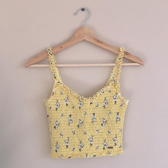 DONATED - Hollister Smocked Ruffle Cami - Picture 3 of 8